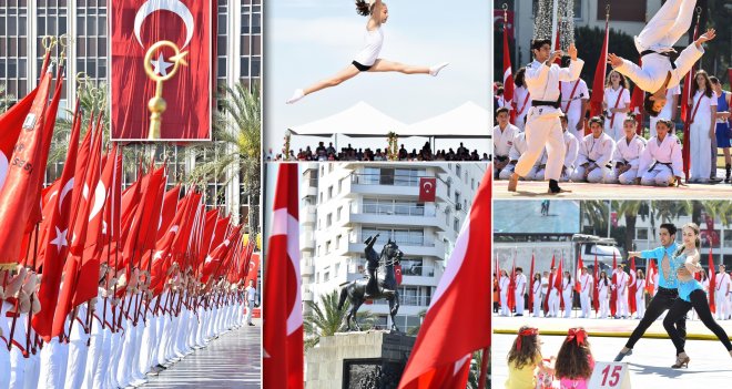 İzmir'de 19 Mayıs coşkusu yaşandı