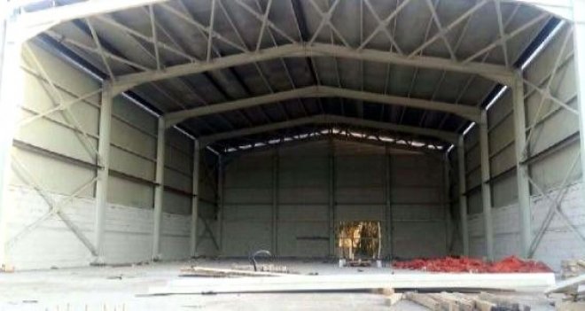 Kaf Kaf'ın voleybol salonu bitiyor...