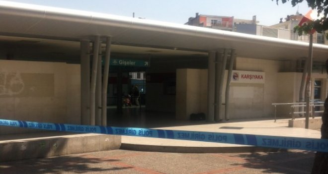 Karşıyaka İzban İstasyonu'nda bomba paniği