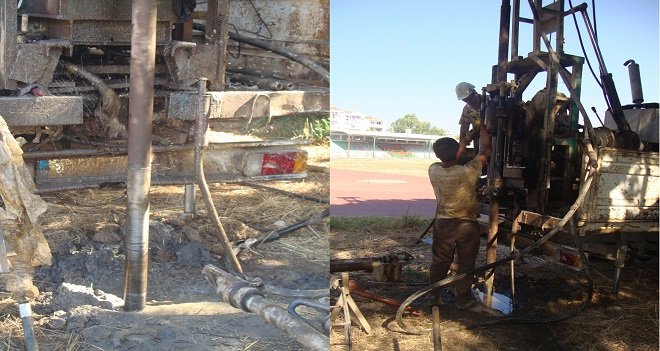 Karşıyaka Stadı'nda sondaj çalışmaları başladı