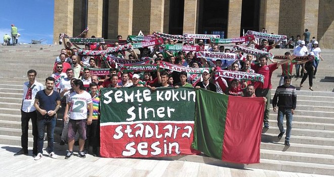 Karşıyaka taraftarları Atasının huzurunda...