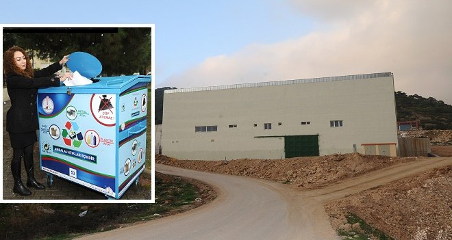 Karşıyaka'da Atık Getirme Merkezi 14 farklı türü ayrıştıracak
