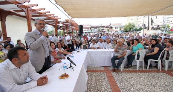 KARŞIYAKA'DA HALKLA BULUŞMALAR BAŞLADI