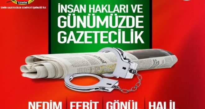 Karşıyaka'da insan hakları ve gazetecilik paneli