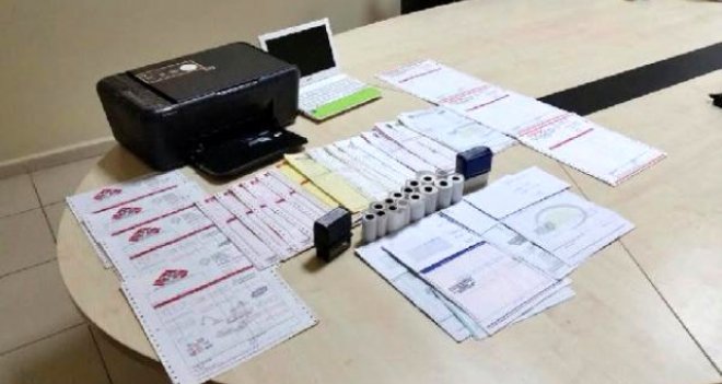 Karşıyaka'da sahte fatura ve kimlik düzenleyen kişi yakalandı