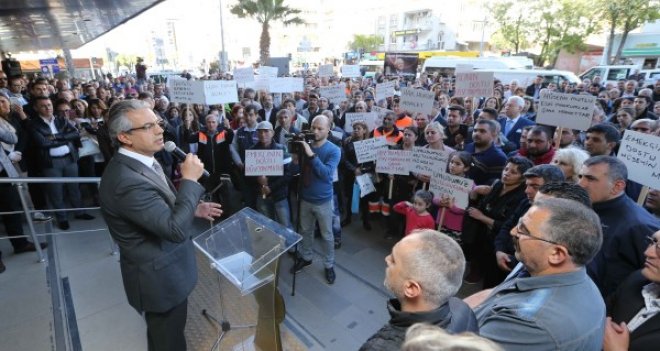 Karşıyakalı işçilerden Akpınar’a sürpriz ziyaret