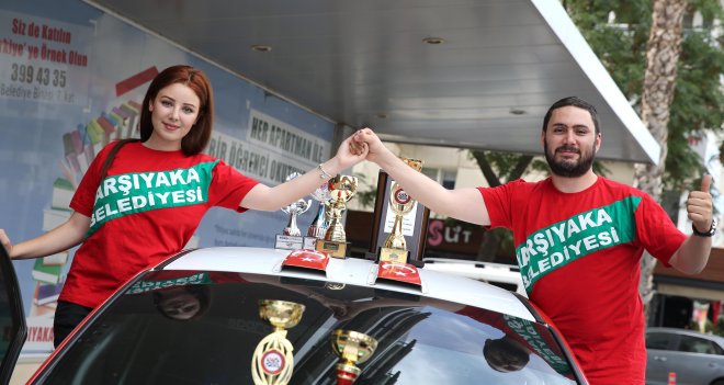 Karşıyakalı ralliciler, kupaya doymuyor