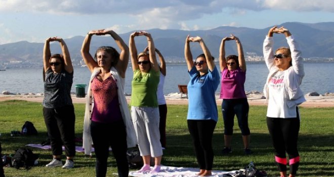 Karşıyakalılar güne sporla başlıyor