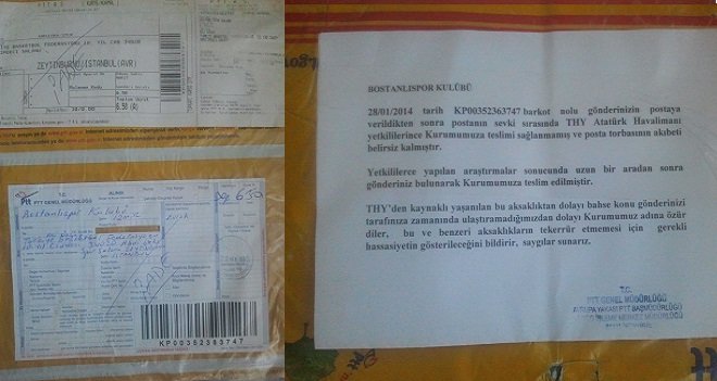 Kaybolan evrak 14 ay sonra geri geldi...