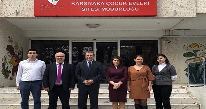 Kaymakam Çalışır çocuk evlerini inceledi