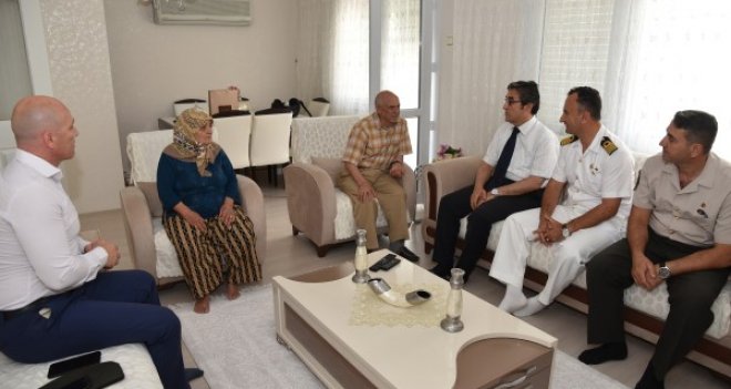 Kaymakam Yücel: 24 saat şehit ve gazi ailelerimizin emrindeyiz