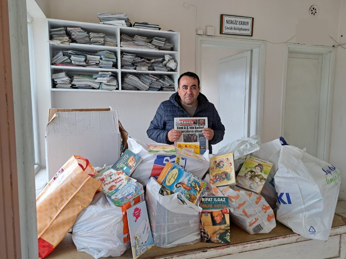 Nergiz Erboy Çocuk Kütüphanesi’nde kitap sayısı bini aştı