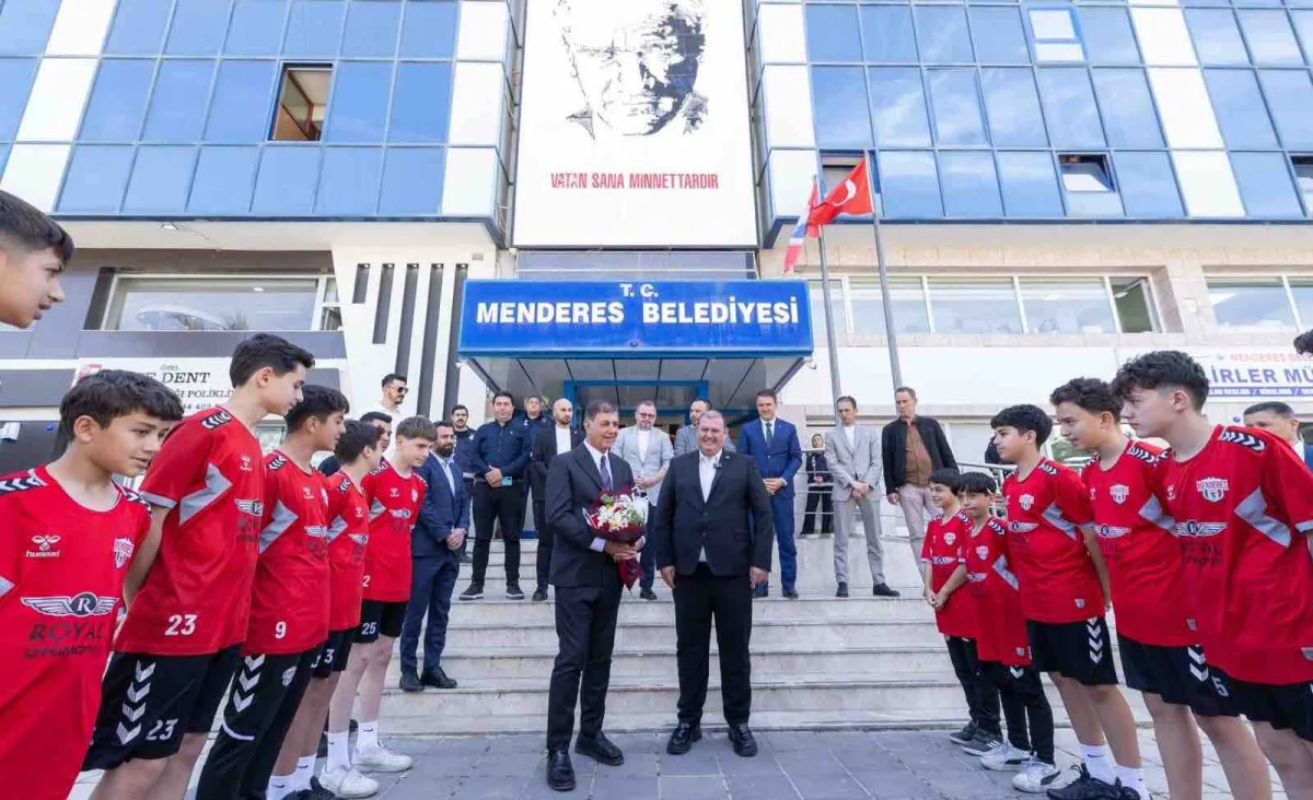 Başkan Tugay'dan teşekkür turu