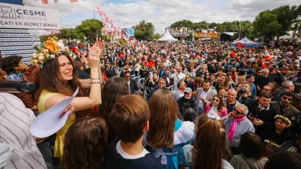 15. Uluslararası Alaçatı Ot Festivali yüz binlerce kişiyi ağırladı