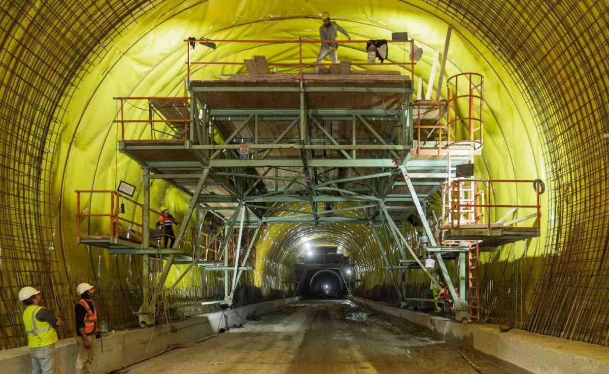 Onat Tüneli’nde çalışmalar sürüyor