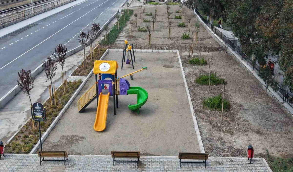 Şemikler'de atıl alan mahalle parkına dönüştü