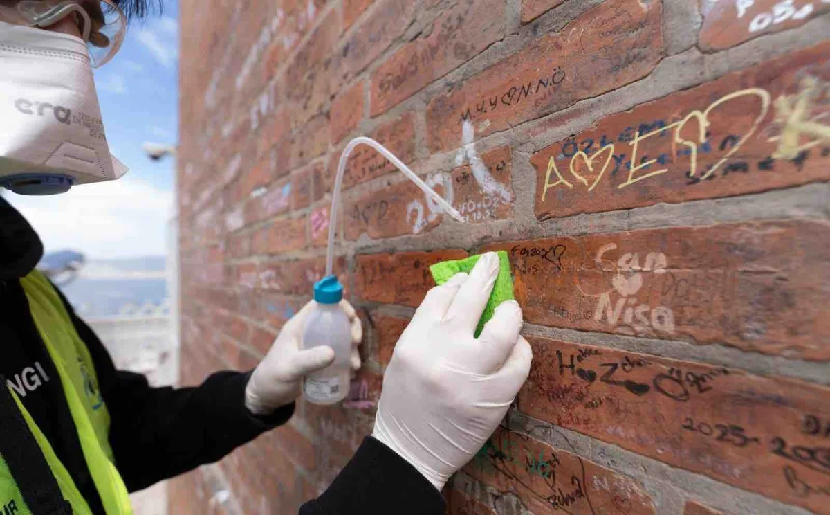 Tarihi Asansör’de vandalizmle mücadele