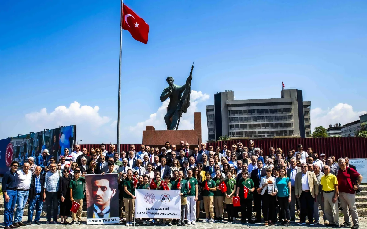 Gazeteci Hasan Tahsin törenle anıldı