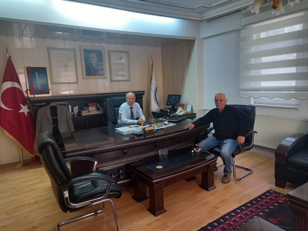 Erboy, Balıkesir’de müftü İsa Gürler’i ziyaret etti