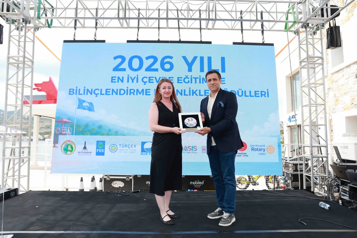 Foça, 2026 Ulusal Mavi Bayrak Ödül Töreni'ne ev sahipliği yaptı