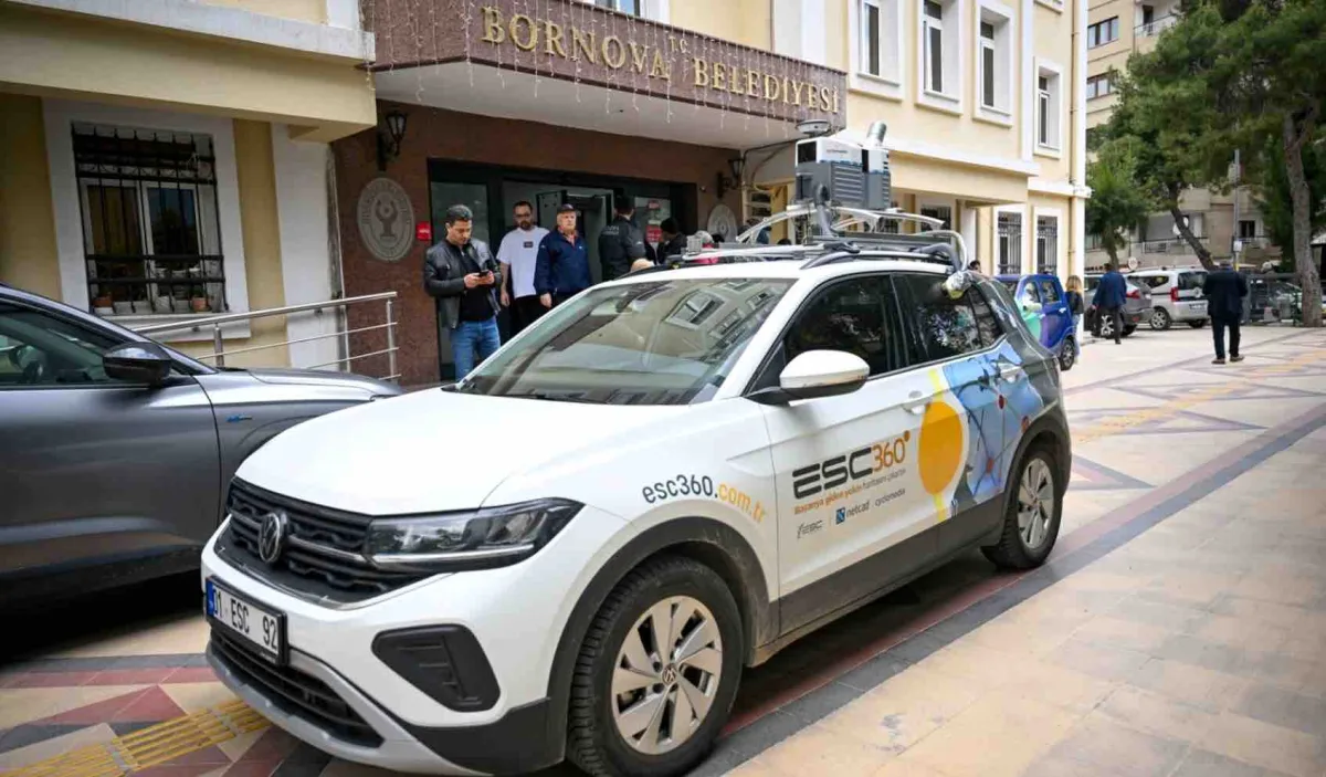 Bornova’nın her noktası 360° görüntüyle kayıt altında