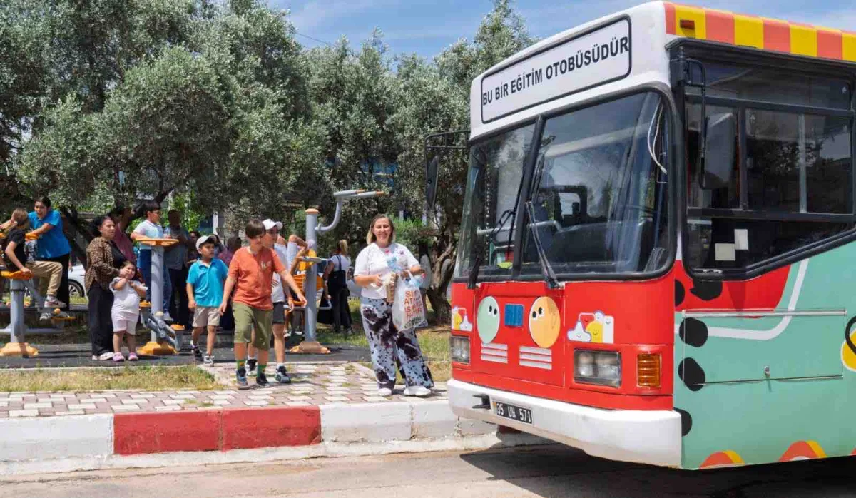 Hurda ESHOT otobüsü eğitim aracına dönüştü
