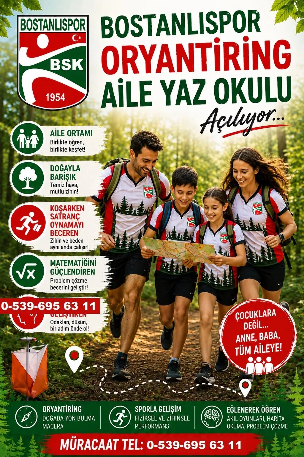 Hafta sonunu doğada ailesi ile geçirmek isteyenlere; Aile Oryantiringi...