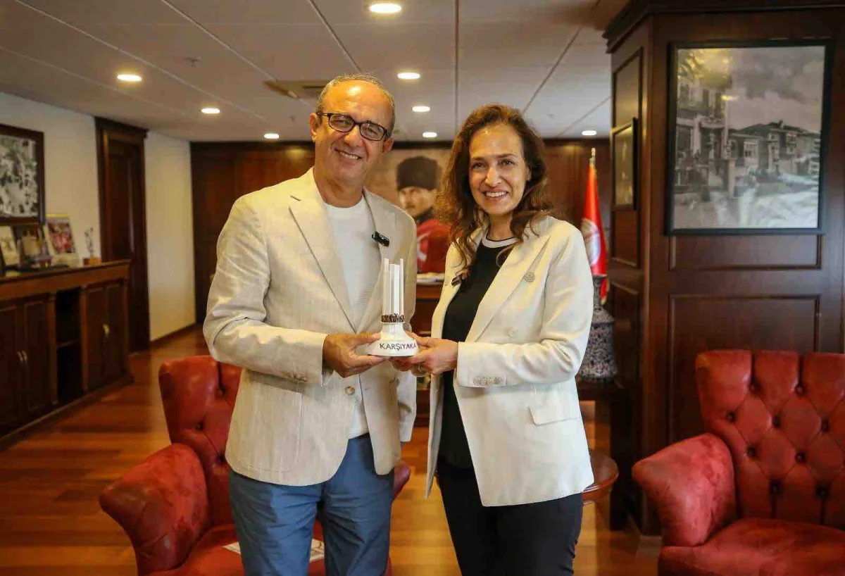 Başkan Ünsal, Karşıyakalı birinciyi konuk etti