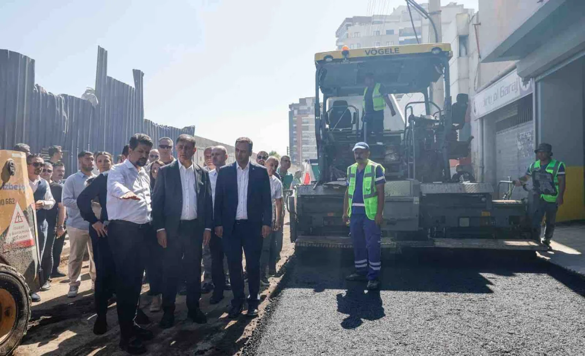 Çamdibi’nin yolları yenileniyor