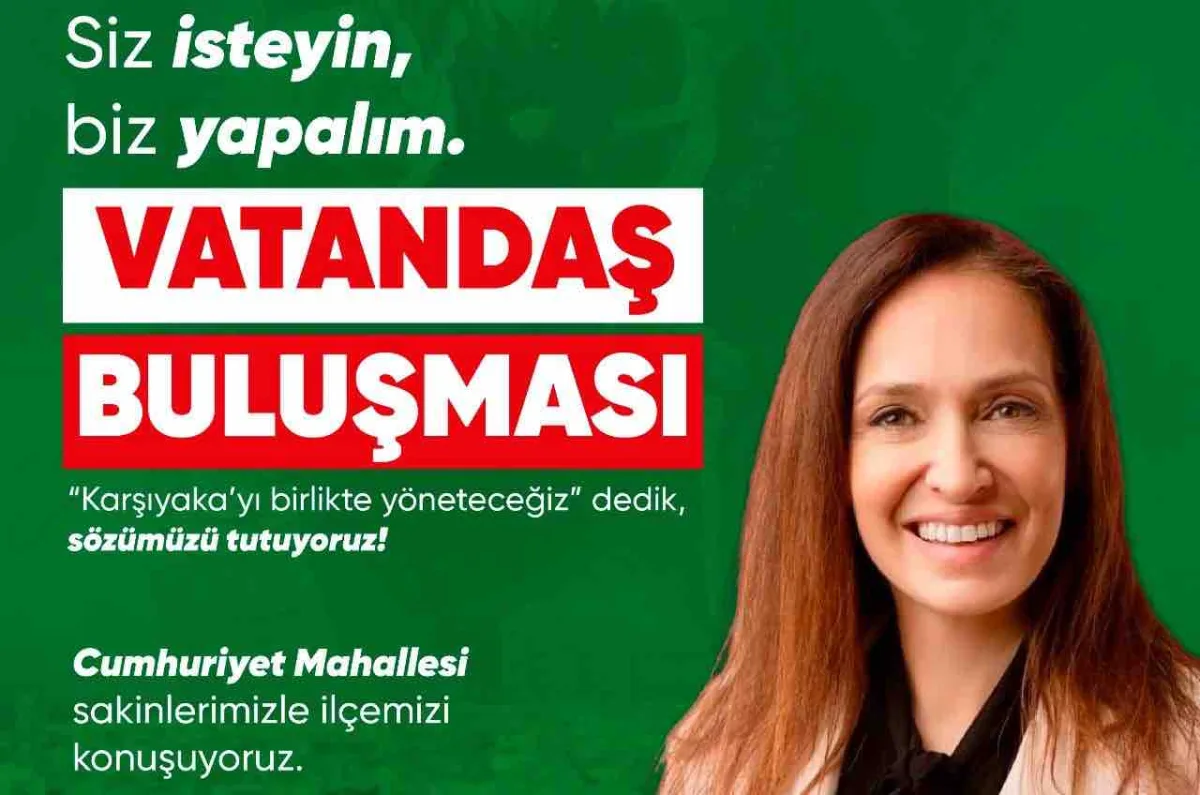 Başkan Ünsal Cumhuriyet Mahallesi'nde vatandaşlarla buluşuyor