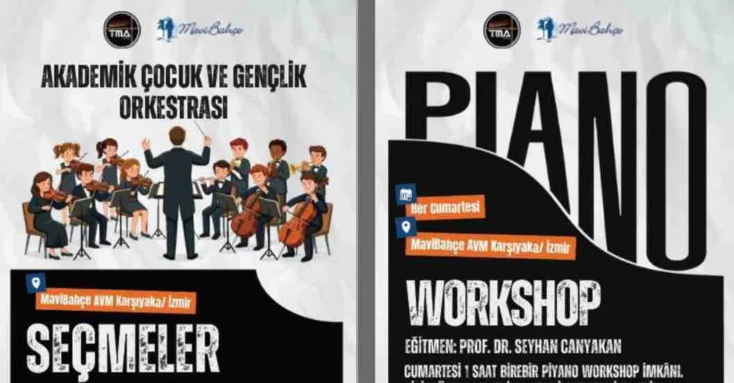 MaviBahçe ve TMA İş Birliğiyle İzmir’de Sanat Hareketi: Çocuk Korosu ve Akademik Orkestra Kuruluyor!