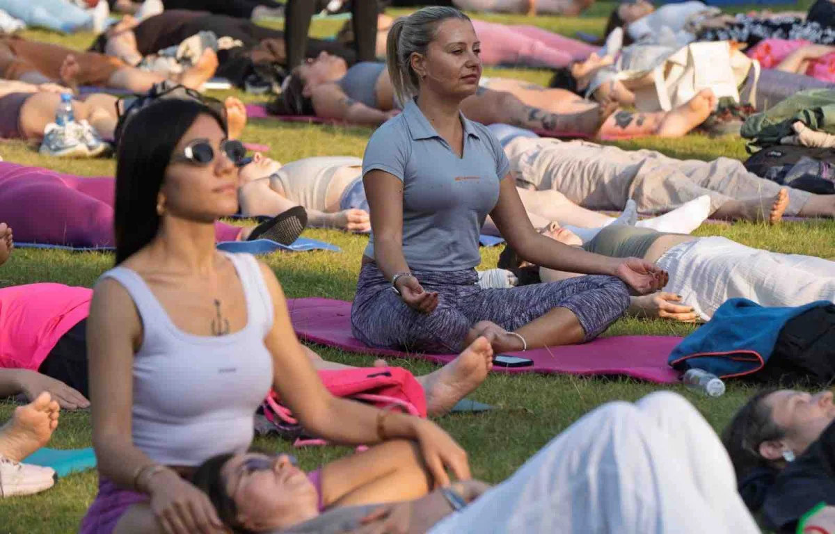 Kültürpark'ta yoga rüzgârı esti