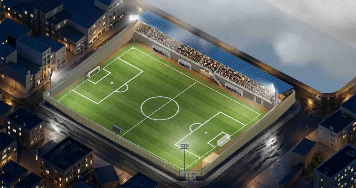 Langar Futbol Sahası yenileniyor