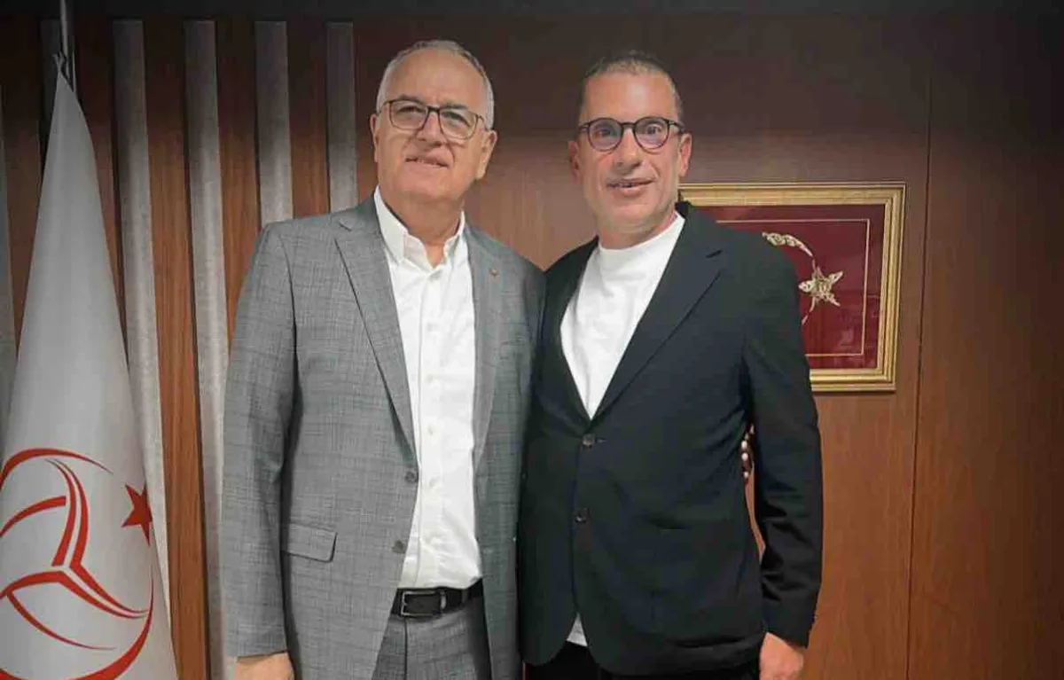 Onur Güner'den TVF Başkanı Üstündağ'a ziyaret