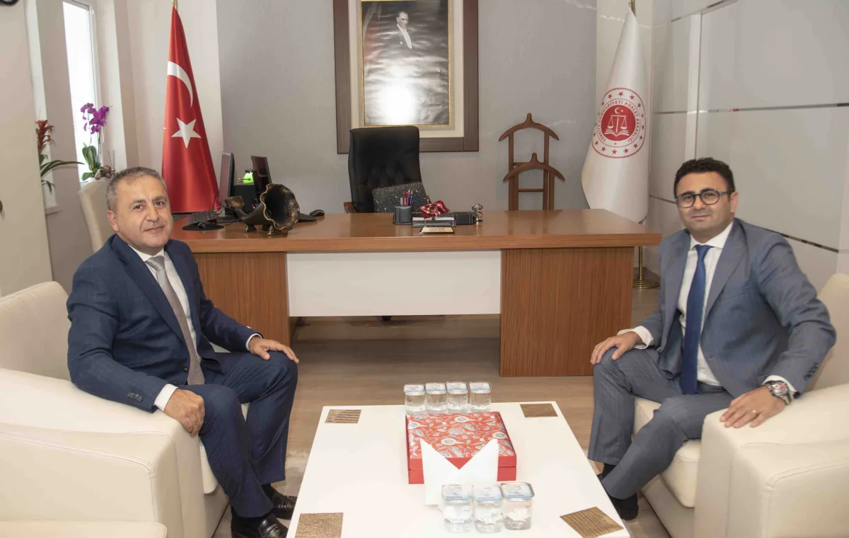 Kaymakam Demir Başsavcı Çelik’e hayırlı olsun dedi