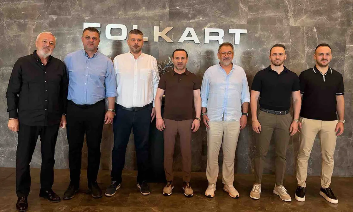 Karşıyaka yönetimi Folkart'ı ziyaret etti