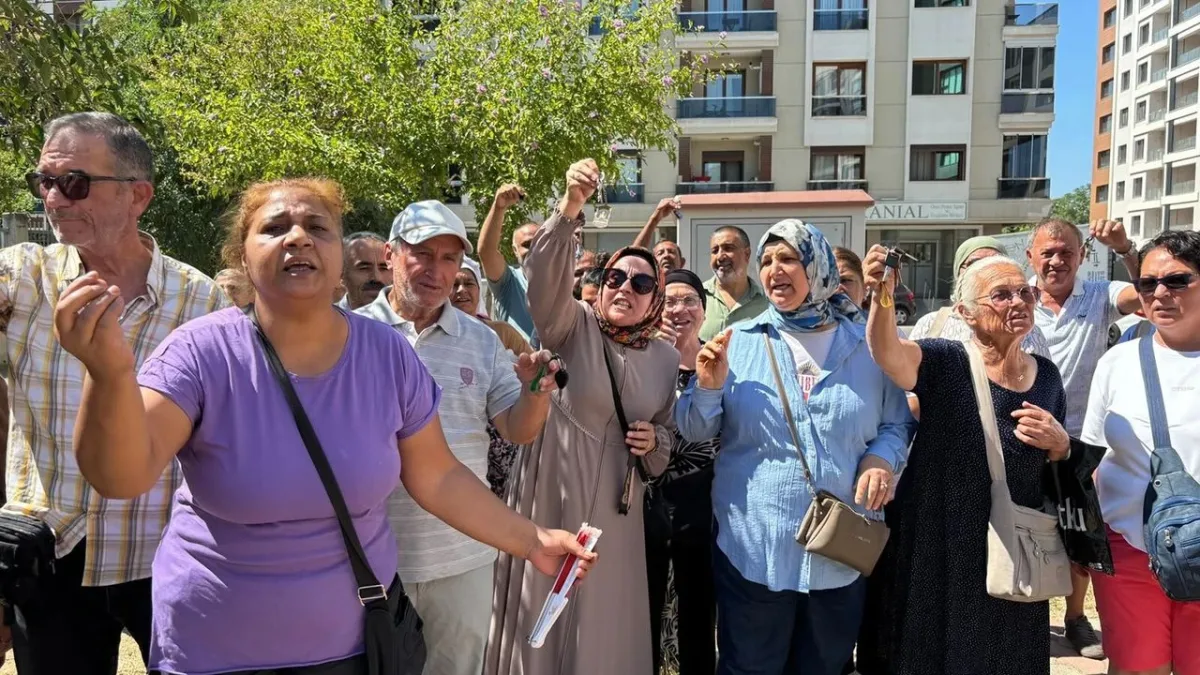 Örnekköy'de anahtarlı isyan