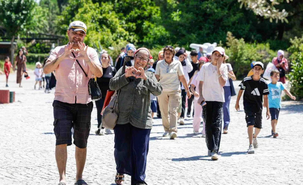 Üç nesil Doğal Yaşam Parkı’nda buluştu