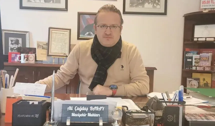 Mavişehir Muhtarı Ali Çağdaş Baray CHP'den istifa etti