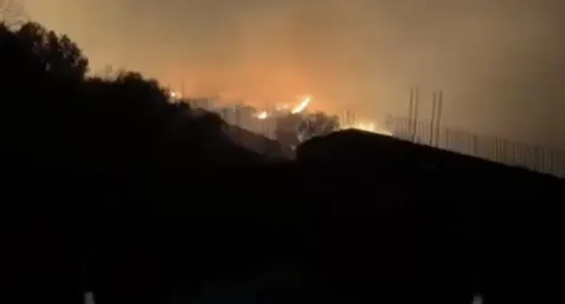 Çandarlı'da yine yangın...