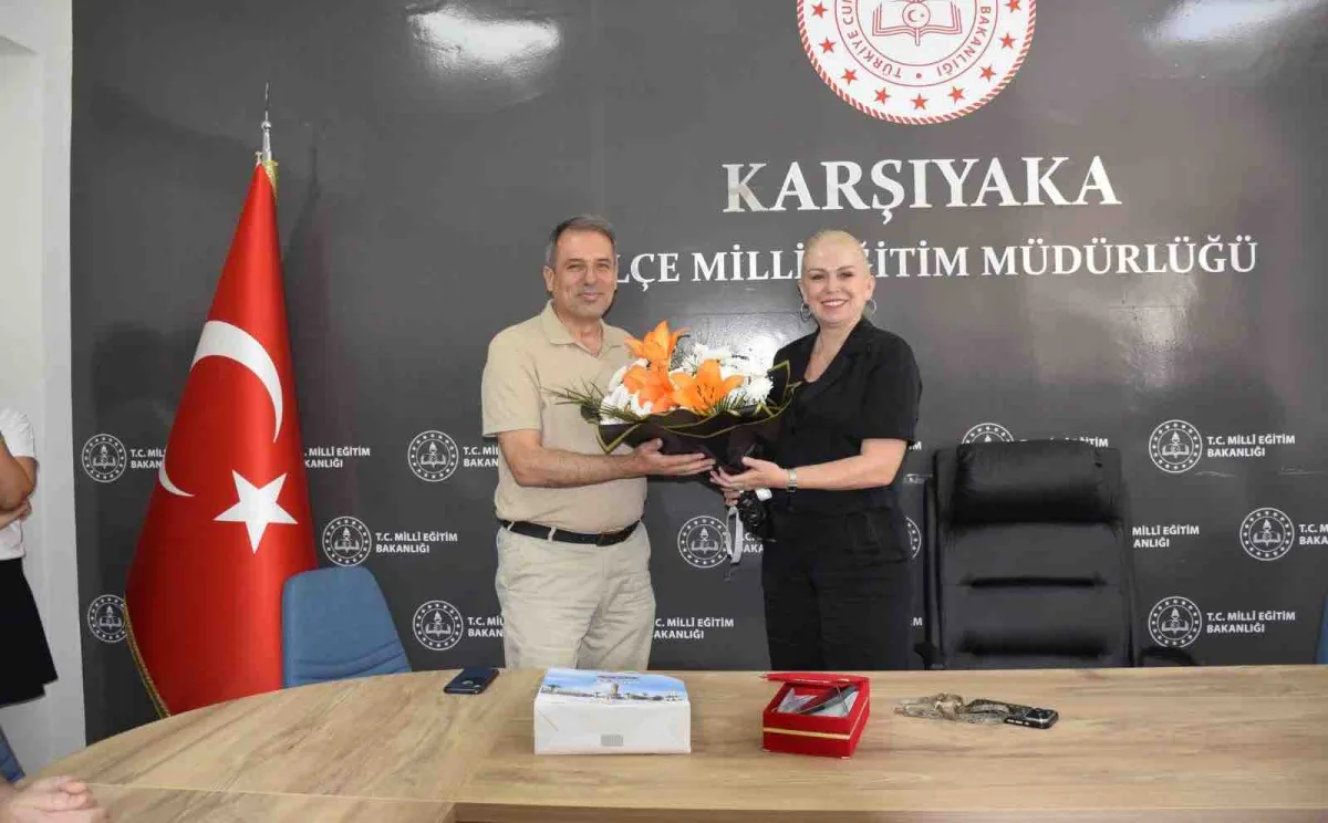 Müdür Günaydın'dan Şube Müdürü Kaldan'a teşekkür