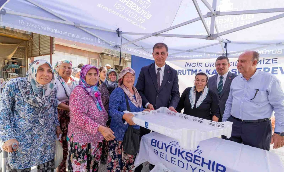 İzmir Büyükşehir Belediyesi’nden üreticiye kerevet desteği
