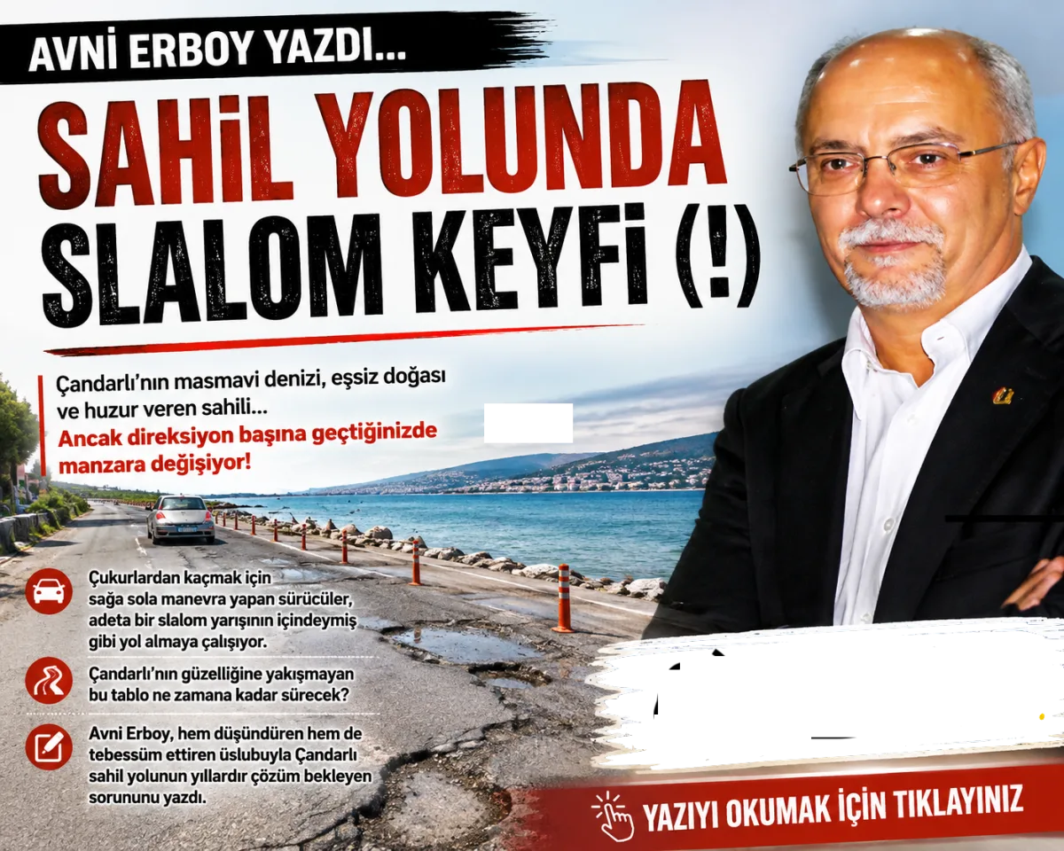 Sahil Yolunda Slalom Keyfi (!)