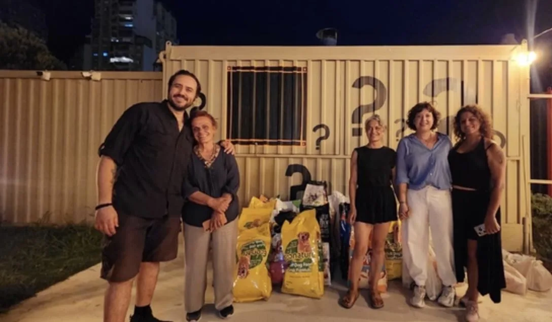 Karşıyaka'dan Foça'daki patili dostlar için 600 kilo mama