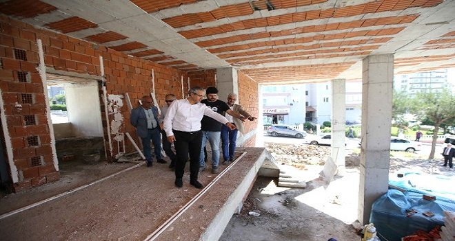 Kısa Süreli Engelli Dinlenme Merkezi inşaatında sona yaklaşıldı...