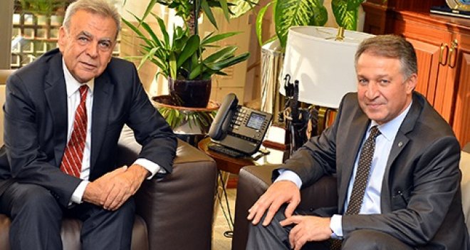 Kocaoğlu, İzmir Emniyet Müdürü Aşkın'ı ağırladı