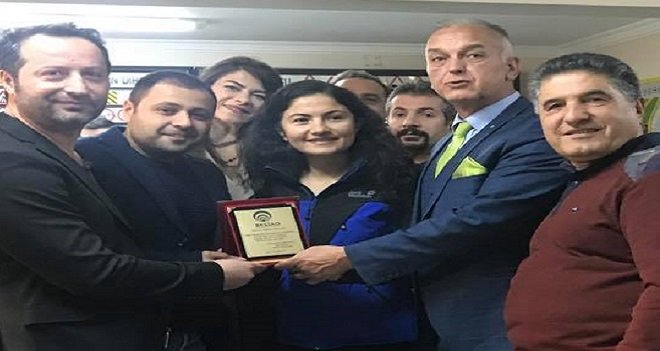 KOSGEB eğitimi için ödül...