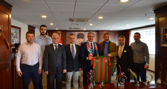 KSK Yönetimi, Başkan Akpınar'ı ziyaret etti