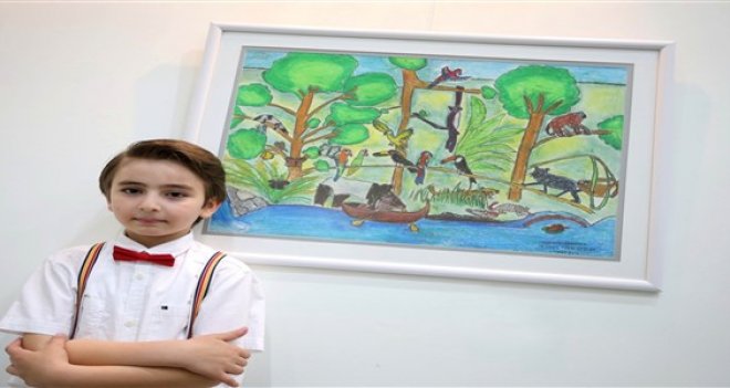Küçük ressamdan ikinci sergi