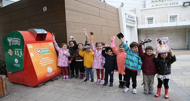 Küçük yüreklerden büyük dayanışma